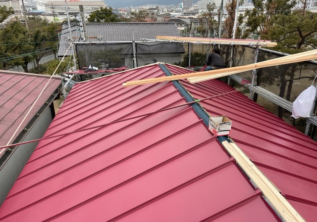 屋根リフォーム⑦貫板の施工