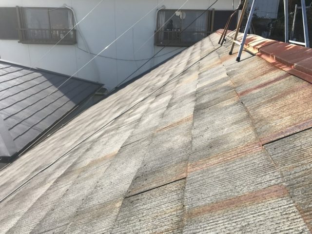 屋根塗装ビフォー１