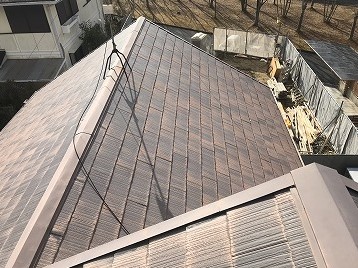 屋根塗装ビフォー３