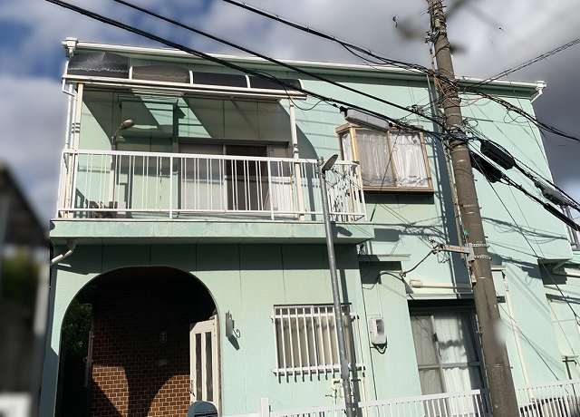 ベランダ屋根の全景