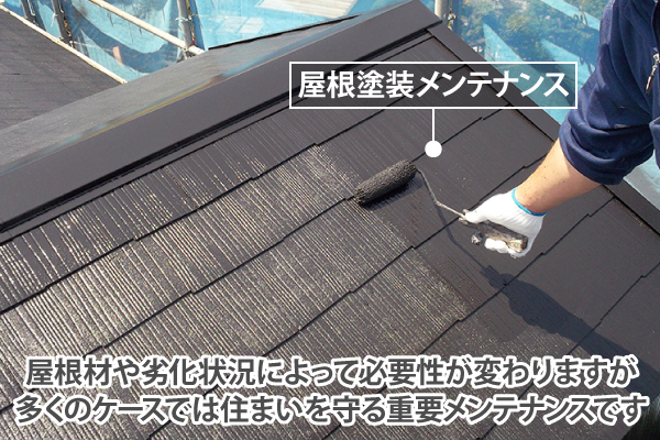 屋根材や劣化状況によって必要性が変わりますが多くのケースでは住まいを守る重要メンテナンスです